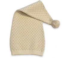 Kepurė Smallstuff - Pixie Hat - Off-baltas with golden hearts - 6-8 metai