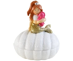 KIDS by FRIIS - Box w. lid - The little mermaid - 15 cm diameter, 10 cm height