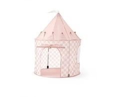Kids Concept Stars Žvaigždės – „Play Tent Check Apricot“ – (1000928)