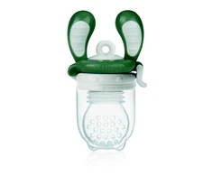 Naujiena! Specialus pasiūlymas! Kidsme kūdikių maitinimo įtaisas kietam maistui (vidutinio dydžio) Pilkas nuo 4 mėnesių 160350GR