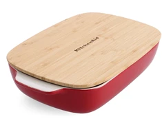 KitchenAid kepimo indo keptuvė su dangčiu laikymui