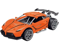 KLX - Die-cast pull back car w/sound &amp;Try-Me, oranžinis (534674)