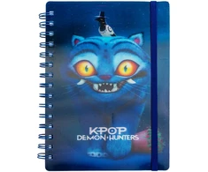 KNYGA K pop Demon Hunters Derpy 3D spiralinis užrašų knygelė