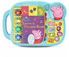 Vtechpeppa Pig Vtech - Peppa Pig mokymosi ir atradimų knyga (danų kalba) (950-518032)