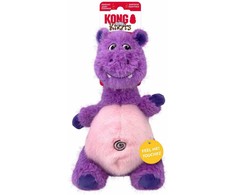Kong Knots Belly Hippo žaislas, violetinis, M/L, 28x16x13cm