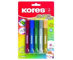 Kores – blizgučių klijai – 5 vnt. pakuotėje (775000)