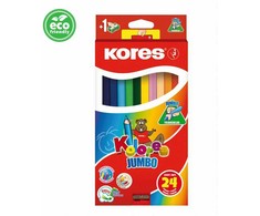 Kores - Jumbo spalvoti pieštukai - 24 vnt. (793524)