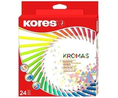Spalvoti pieštukai „Kores Kromas“ – 24 vnt. pakuotėje (793392)