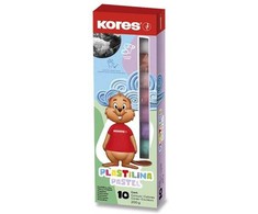 Kores – pastelinis modelino molis – 10 spalvų (734016)