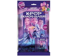 Kpop Demon Hunters K-pop demonų medžiotojai - lipdukų albumas - 2 aklųjų maišeliai - DK/NO (374-0002)