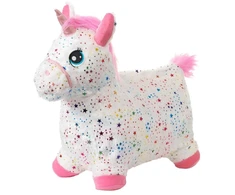 KREA - Hop And Bounce Plush Unicorn w pink hair ( 36-2040)