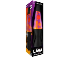Lavazza Schylling LAVA Rocket Lava Lamp, Violetinė and Geltona, 36.8 cm