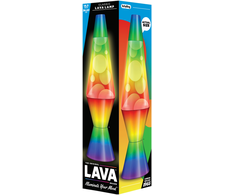 Lavazza - Lempa - Balta/Trispalvė, Vaivorykštės Stovas - 37 cm