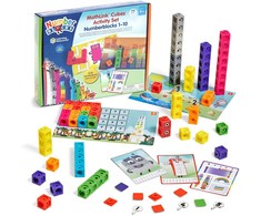 Learning Resources Mokymosi ištekliai – „MathLink“ kubų skaičių blokų 1–10 užduočių rinkinys (LSP0949-SCA)