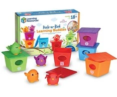 Learning Resources Mokymosi ištekliai – „Peek-a-Bird“ mokymosi draugai (LSP6812-SCA)