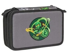 LEGO BAGS LEGO NINJAGO 3 skyrių pieštukinė su kanceliarinėmis priemonėmis „Elemental Master of Energy“