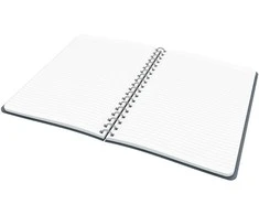 Sąsiuvinis Leitz Cosy, B5, Soft Touch viršelis, su spirale šone, linijomis, aksominės pilkos spalvos