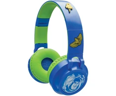 Lexibook - 3D „DISNEY“ „Žaislų istorijos“ dizaino sulankstomos „Bluetooth®“ ir laidinės ausinės su saugiu garsumo ribojimu (HPBT015TS)
