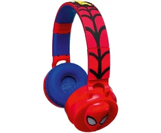Lexibook - 3D „Spider-Man“ ant ausies uždedamos „Bluetooth®“ ir laidinės sulankstomos ausinės (HPBT015SP)