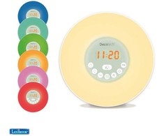 Lexibook - Decotech® spalvotas žadintuvas su saulėtekio efektu (RL998)