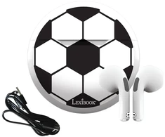 Lexibook - Į ausis įdedamos „Bluetooth®“ ausinės futbolui su įkrovimo dėklu (HPBT05FO)