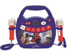 Lexibook - SpiderMan Portable Digital Music Player with 2 Mics and Lights (MP320SPZ)