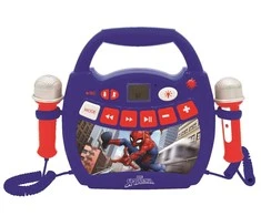 Lexibook - SpiderMan Portable Digital Music Player with 2 Mics and Lights (MP320SPZ)