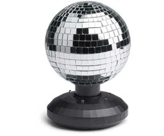 Light Up APŠVIETIMAS – LED veidrodinis disko kamuolys, 16 cm (MCDC004)