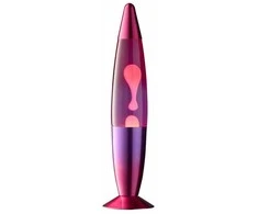 Light Up Šviečianti lavos lempa 41 cm LED – gražiai rožinė