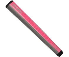 Lizard Skins DSP Ultra Golf Grip - PG75 - Neoninė rožinė / grafito pilka - 31,9 mm