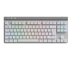 Belaidė klaviatūra Logitech G515 LIGHTSPEED TKL, Baltos spalvos, Išdėstymas: Šiaurės šalių