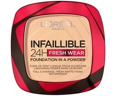 „L'Oréal Paris Infaillible 24H Fresh Wear Foundation In A Powder Makeup“ moterims, 9 g
