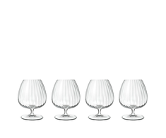 Luigi Bormioli - Optica konjako stiklinės 46,5 cl, 4 vnt.