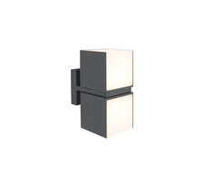 Sieninis šviestuvas LUTEC Cuba 5193801118 Lauko sieninis LED šviestuvas, antracito spalvos