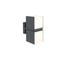 Sieninis šviestuvas LUTEC Cuba 5193801118 Lauko sieninis LED šviestuvas, antracito spalvos