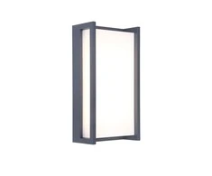 Sieninis šviestuvas LUTEC Qubo 5193001118 Sieninis lauko šviestuvas LED 18 W antracitas