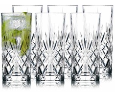 Crystal Julia aukštos krištolinio stiklo taurės 360 ml 6 vnt. (916105)