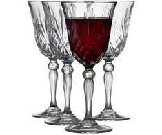 Lyngby Glas - krištolinė Melodia raudonojo vyno taurė - 27 cl - 4 vnt. rinkinys