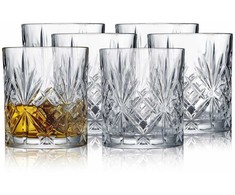 Lumarko Lyngby Glas - Crystal Melodia Whisky Glass - 31 cl - Set of 6