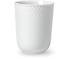 Lyngby Porcelæn - Rhombe Baltas Mug - 33 cl