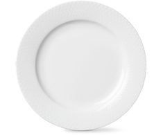 Lyngby Porcelæn - Rhombe balta pietų lėkštė - Ø23 cm