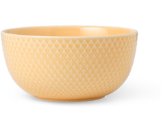 Lyngby Porcelæn - Rombo spalvos dubuo - Ø13 cm - Smėlio spalvos