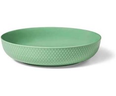 Lyngby Porcelæn – Rombo spalvos serviravimo indas – Ø28,5 cm – Žalias
