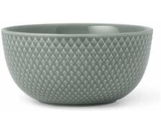 Lyngby Porcelæn – Rombo žemės dubuo – Ø13 cm – Samanos