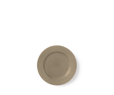 Lyngby Porcelæn – Rhombe Earth pietų lėkštė – Ø23 cm – Molis