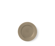 Lyngby Porcelæn – Rhombe Earth pietų lėkštė – Ø23 cm – Molis