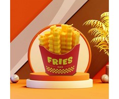 Mad Monkey Pašėlusi beždžionė - „Shutter Clips“ „Fry Fries“