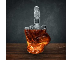 Gertuvė „Mad Monkey“ – „Up Yours“ dekanteris – 23 cm aukščio, 750 ml talpos