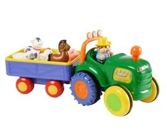 Dumel Happy Baby – ūkio traktorius su priekaba (502038)