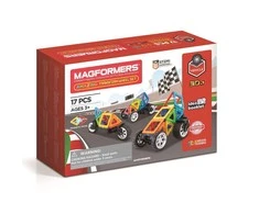 Magformers – nuostabus transformavimo ratų rinkinys, 17 dalių